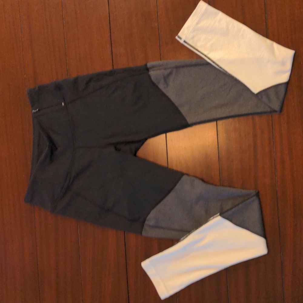 CALIA by Carrie Underwood, Women's Leggings, Size Small, Black/Gray/Cream